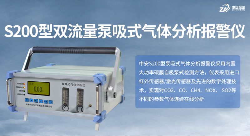 中安探測S200氣體分析儀：以扎實的技術積累，筑牢氣體檢測防線