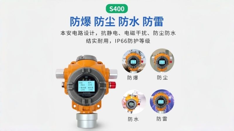 中安探測GT-S400氮?dú)鈿怏w探測報(bào)警器：工業(yè)安全監(jiān)測的堅(jiān)實(shí)防線