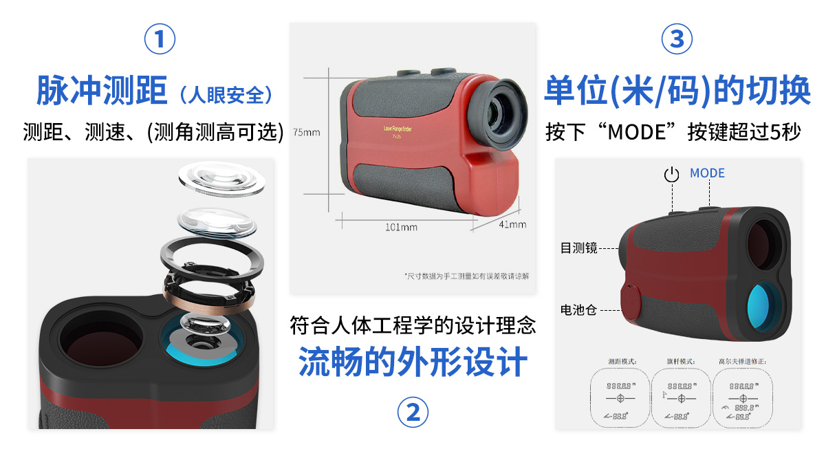 ONG300多功能測距儀望遠(yuǎn)鏡_05